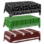 Football Party Decorations, Disposable Field Tablecloth Plastic Rectangular New. Price: $15.12.