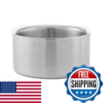 American Metalcraft DWB6 Silver Bowl, 6" X 3" H, 34 Oz Capacity New. Price: $56.23.