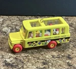 Mattel Hallmark Cards Fisher Price Ornament Toy Yellow People Bus 2009 Christmas Used. Price: $14.99.