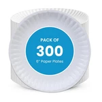 Kitchen Essentials 6-300 6" Plate, White (300 Count/pack) New. Price: $19.55.