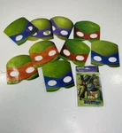Designware Teenage Mutant Ninja Turtles Invitations/postcards 8 Ct/ 9 Paper Mask Open. Price: $9.99.