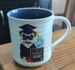 Clementine Paper Inc Large Graduation Mug Ceramic Cup Read Used. Price: $19.99.