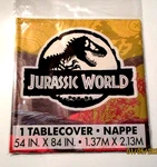 Jurassic World Table Cloth 54 X84 Plastic Universal Studios (brand New Sealed). Price: $11.57.