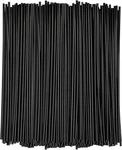 7 Inch - 1000 Count Black Coffee Drink Stirrers & Cocktail Straws Disposable New. Price: $21.99.