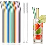 Reusable Glass Straws, Inches X Mm Eco-friendly Drinking (8 Elbows) New. Price: $9.36.