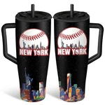 Xiiai New York Tumbler 40OZ With Handle Ounces, BASEBALL2. Price: $29.07.