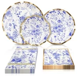 Sophistiplate 64PCS Tableware Set. Decorative Paper Plates. Premium, Heavywei... New. Price: $68.96.