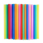 Colorful Multicolor Disposable Plastic Jumbo Smoothie Straws Wide Mouth For Part New. Price: $58.95.
