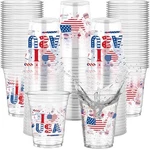 Pcs 12 Oz American Flag Plastic Cups Anniversary 1776-2026 Disposable 250TH New. Price: $30.58.
