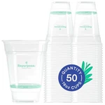 Repurpose 100% Compostable Plant-based Clear 16 Ounce (50 Count), Transparent New. Price: $27.99.