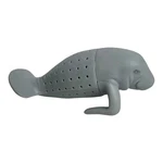 Manatea Manatee Silicone Infuser - Fun Gift For Lovers Hangs Cup Rim Used. Price: $7.95.