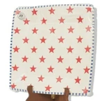 Michel Design Works Patriotic Stars And Stripes Dinner Plates Count 8" Square New. Price: $8.99.