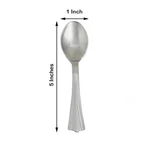 5" Plastic Dessert Coffee Spoons Party Wedding Disposable Silverware Sale New. Price: $14.33.
