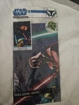 2009 Star Wars Plastic Table Cover 54" X 102" 3-D Effect Party Supply New. Price: $9.00.