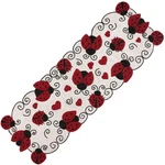Alpha Living Handmade Beaded Table Runner 13X36 - Elegant Glass Decor New. Price: $54.64.