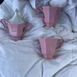 1770 Independence Ironstone Fine China Tea Cup With Sugar Dish Lid Set Of 4 Used. Price: $29.99.