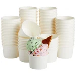 Juvale Ice Cream Cups - 8 Oz, White, 100 Count (pack Of 1), New. Price: $33.39.