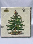 Spode Christmas Tree 16 Dinner Napkins New Sealed - By Creative Papers. Price: $10.95.