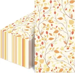 100PCS Thanksgiving Disposable Napkins, Fall Leaf Design Bathroom Guest Towels, New. Price: $15.99.
