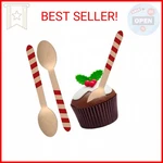 Perfect Stix Striped Spoons 6 Inches. Pack Of 100 Count Red Printed Wooden New. Price: $14.72.