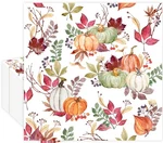 Quera 50 Pack Fall Guest Napkins Watercolor Pumpkin Leaves Autumn Paper Hand ... New. Price: $17.09.