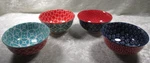 Dowan Set/lot Of Bowls - 8 Oz 4.5" Multicolored Dessert/ice Cream/snack Unspecified. Price: $34.95.