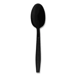 Black Heavyweight Disposable Polypropylene Utensils, Teaspoons, 1000 / Carton New. Price: $25.03.