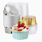 Multiple Styles Disposable Ramekins With Lids,mini Aluminium Foil Baking Cups... New. Price: $18.57.