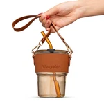 Bluepolar 13 Oz Tumbler Water Glass, Ounces, Amber With Sleeve And Strap New. Price: $24.84.