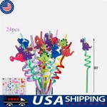 24 +6 Tattoos Reusable Straws--dinosaur Birthday Party Supplies New. Price: $5.59.