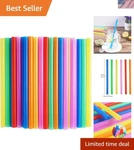 Vibrant 100 Pack Jumbo Smoothie Straws - Perfect For Parties & Gatherings New. Price: $14.39.