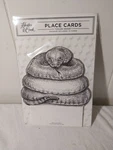 Coiled Snake Place Cards 12 Paper Hester & Cook New. Price: $5.94.