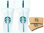 Starbucks Reusable 24 Fl Oz Frosted Ice Cold Count (pack Of 1), New. Price: $31.12.