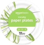 Amazon Basics Everyday Paper Plates, 10 Inch, Disposable, 150 Count New. Price: $19.99.
