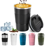 Yinbaoge Insulated Travel Coffee Mug, Spill & Leak Proof, 12 Ounces, Black New. Price: $17.09.