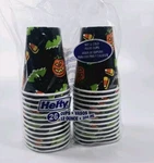 Hefty Hot Cold Foam Cups Halloween Bats Candy Corn Jack Latern 12 Oz Vintage New. Price: $15.99.