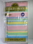 Linette Cover Pastel Party Baby Shower 2 Ply 54X108 Stripes Tablecloth New. Price: $9.99.