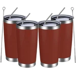 Meway 20OZ Tumbler 4 Pack Double Wall Vacuum Insulated Travel Mug Red New. Price: $29.00.