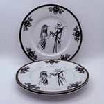 Zb Zrike Nightmare Before Christmas 3 Salad Plates, Jack Skellington Sally B&w New. Price: $28.99.