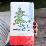 Peanuts Snoopy Christmas Holiday Guest Napkins Luncheon Beverage Tree New. Price: $12.99.