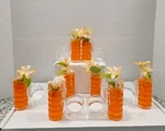 8 Pc Tiki Bar Hawaiian Cocktail Acrylic Napkin Rings Drinks Summer Unique Pre-owned. Price: $14.87.