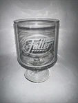 Fuller Brush Company 90TH Anniversary 6" Stemmed Glass Official Collectible Used. Price: $12.80.