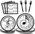 Zoiiwa Musical Plates Napkins Themed Party Tableware Notes Di New. Price: $29.95.