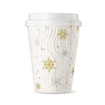 100 Set Harvest Pack 12 Oz Christmas Coffee Cups With Lids, White Snowflake ... New. Price: $77.82.