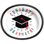 Day To Celebrate School Graduation Theme Party 12" X 10" Paper Banquet Plates New. Price: $35.99.