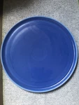 Fiestaware 12 Pizza Cake Plate Platter Tray Usa Lapis Blue Used. Price: $34.99.