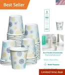 Charming 3 Oz Disposable Mini Bathroom Cups 100 Pack Leak-proof Floral Design New. Price: $12.97.