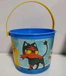 2017 Pokemon Pikachu Rowlet Popplio Litten 4.5" Pail Bucket W/ Handle Used. Price: $18.00.