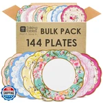 Talking Tables 144 X Bulk Pack Floral Disposable Paper Plates Pretty Fancy New. Price: $48.73.