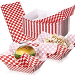 100 Pcs Gingham Party Supply Disposable Paper Food Tray Bulk ... New. Price: $46.99.